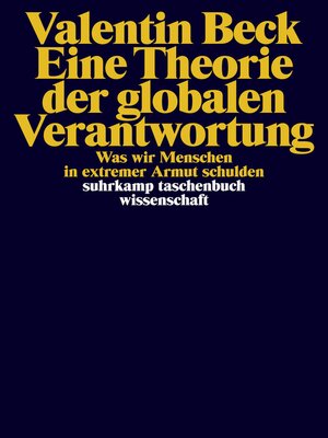 cover image of Eine Theorie der globalen Verantwortung